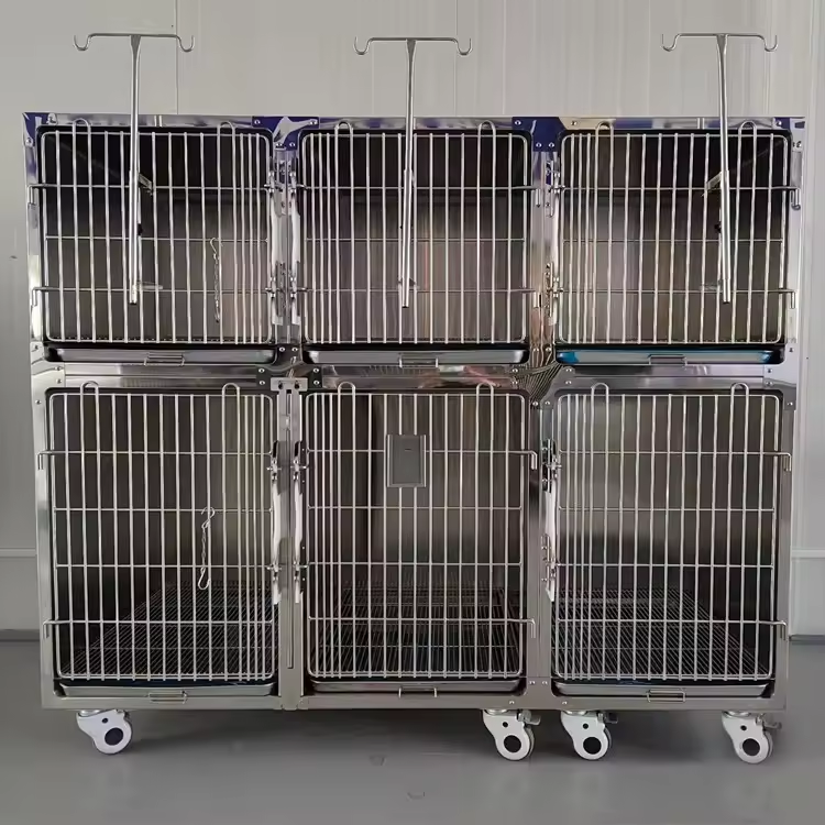 SUS304 Pet Boarding Cage Hospital Isolation Breeding EGP88