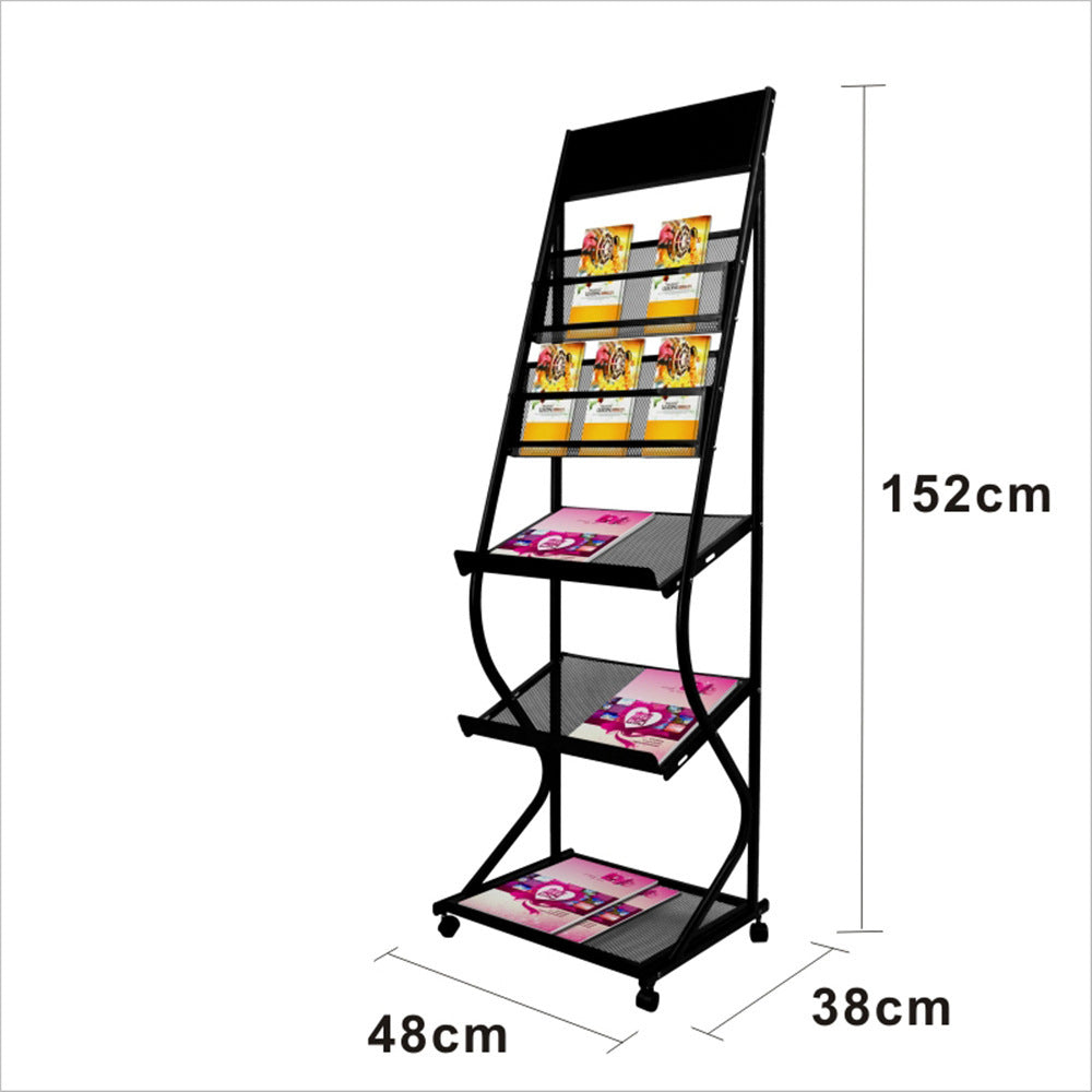 magazines leaflets display stand EGDS123