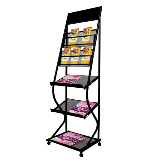 magazines leaflets display stand EGDS123