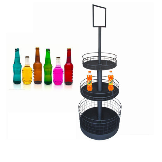 drinks round display rack EGDS124