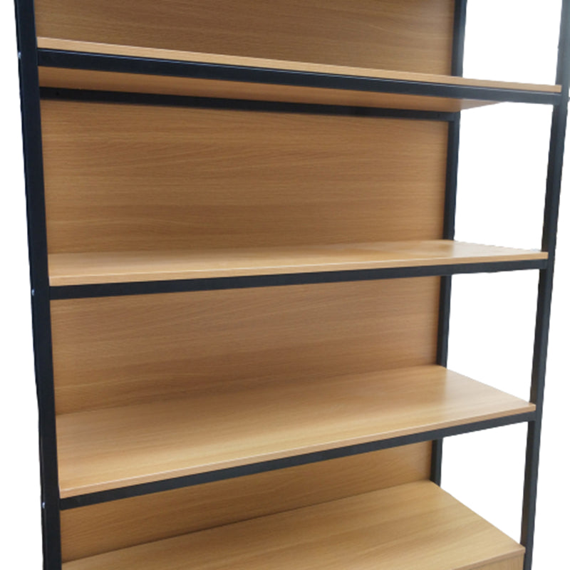 cosmetics wood and steel display shelf EGDS216