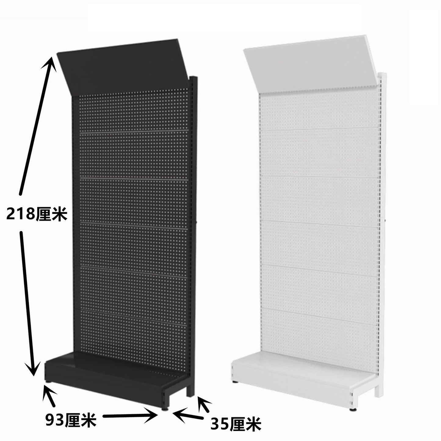 perforated panel dispaly shelf EGDS30