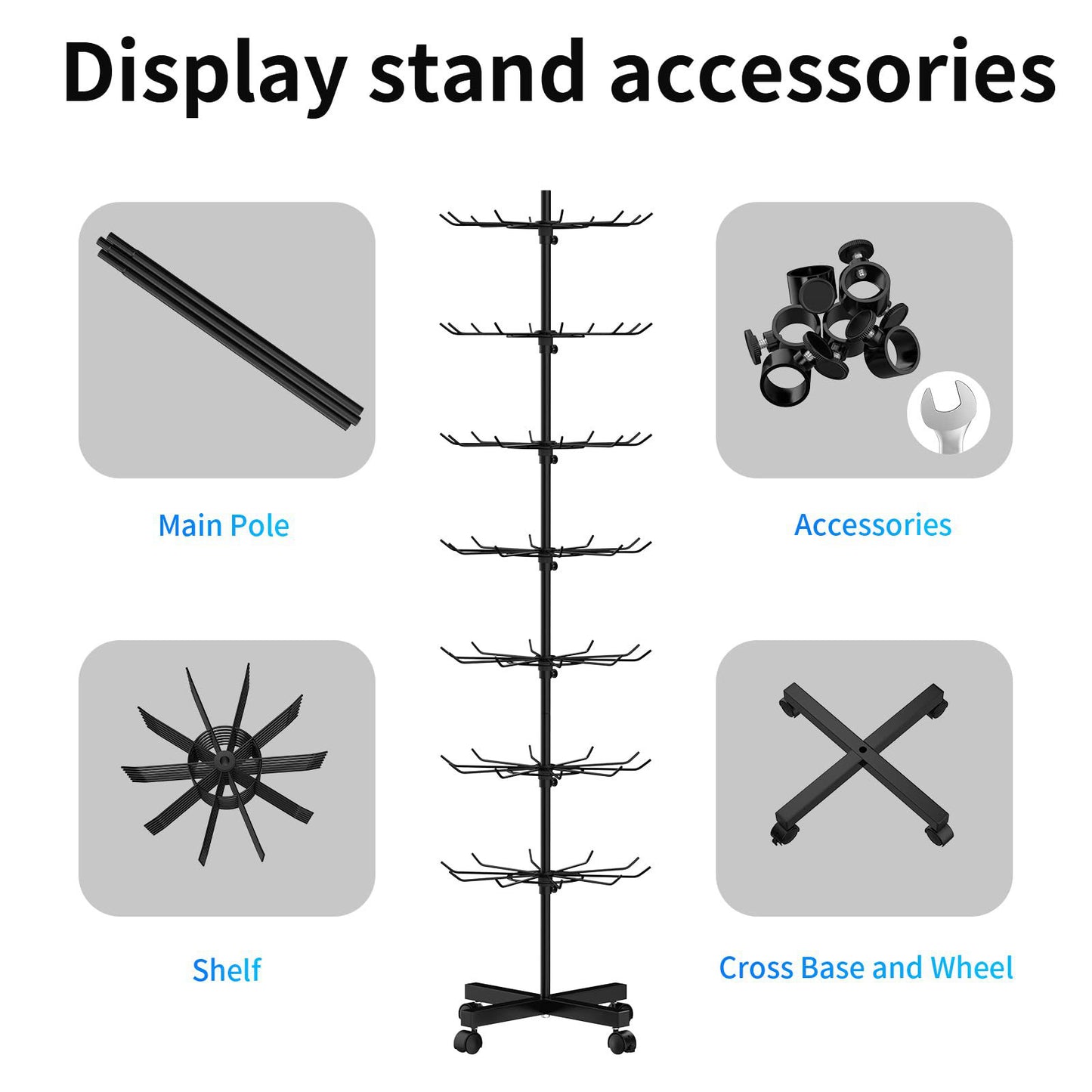 socks rotating display stand EGDS34