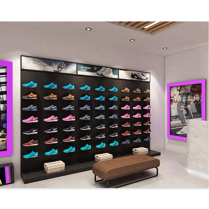 garment or shoes shop display shelf