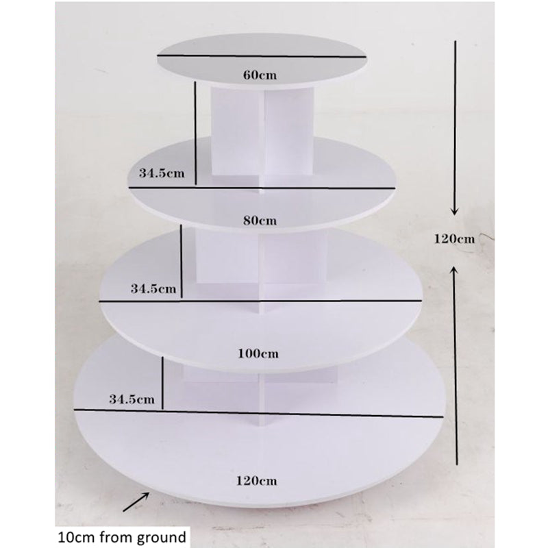 island wooden  round display stand EGDS79