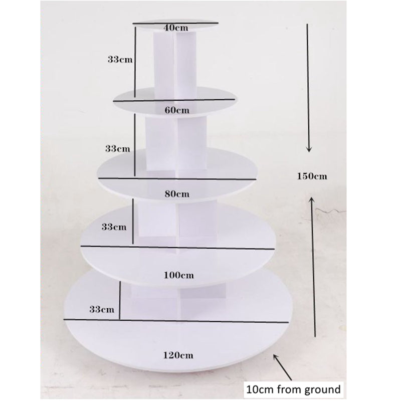 island wooden  round display stand EGDS79