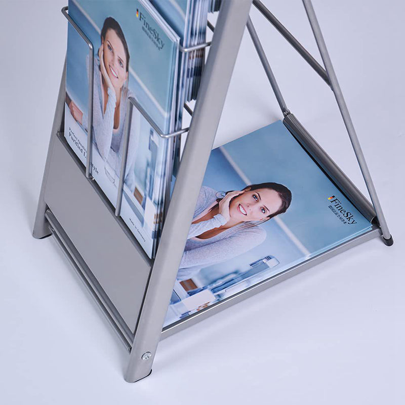 magazines newspapers leaflets display stand