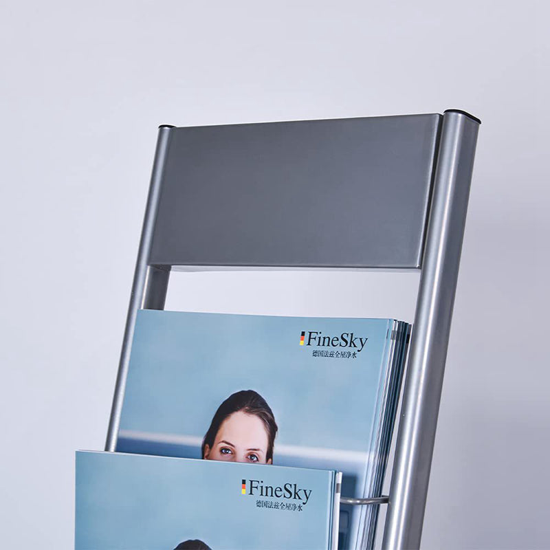 magazines newspapers leaflets display stand