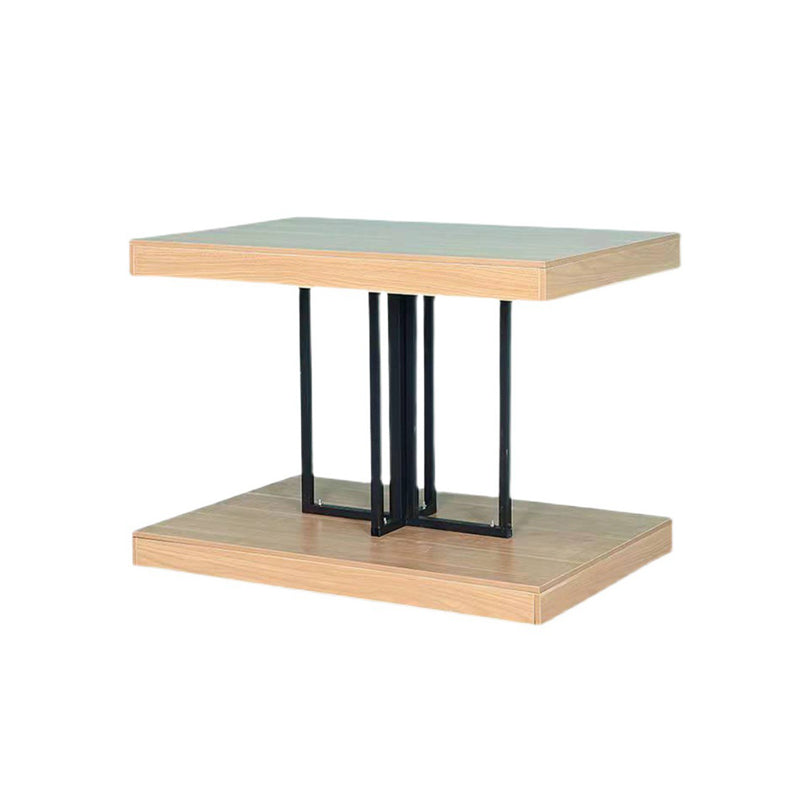 island wooden  & steel display stand EGDS91