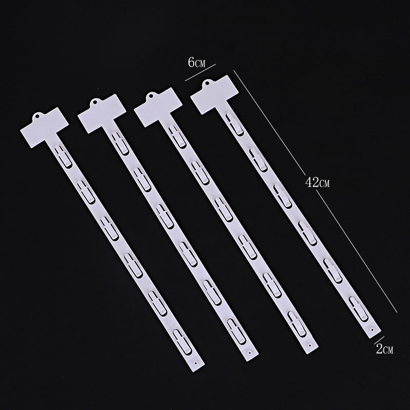 Plastic Hanging Clip Strip-6 Hooks EGHS0116