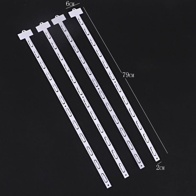 Plastic Hanging Clip Strip-12 Hooks EGHS0117