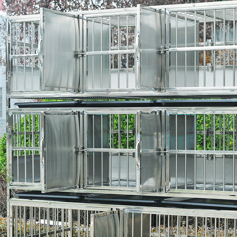 stainless steel 3 layer dog cage EGP03