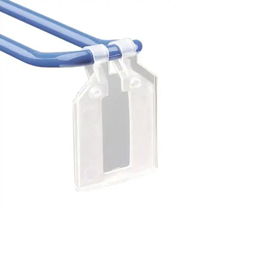 Clear Swing Tag Euro Hook price holder EGPH06