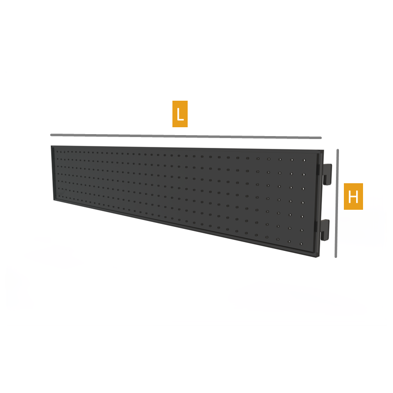 perforated backpanel model 150