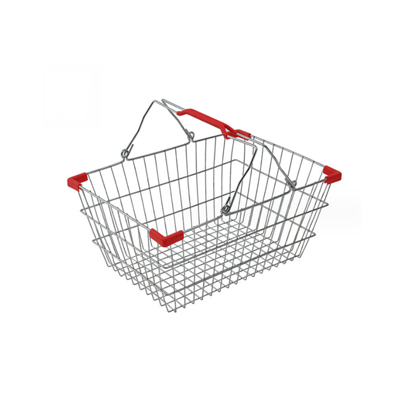chrome 2 handle wire basket